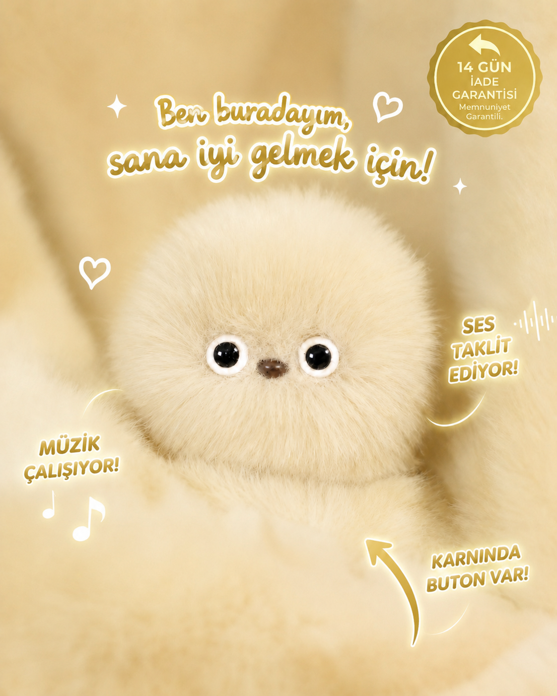 Şirin Robot Peluş - Her Yerde Sevimlilik!